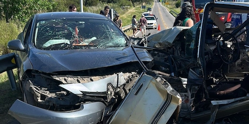 Accidente de tránsito en ruta de Uruguay